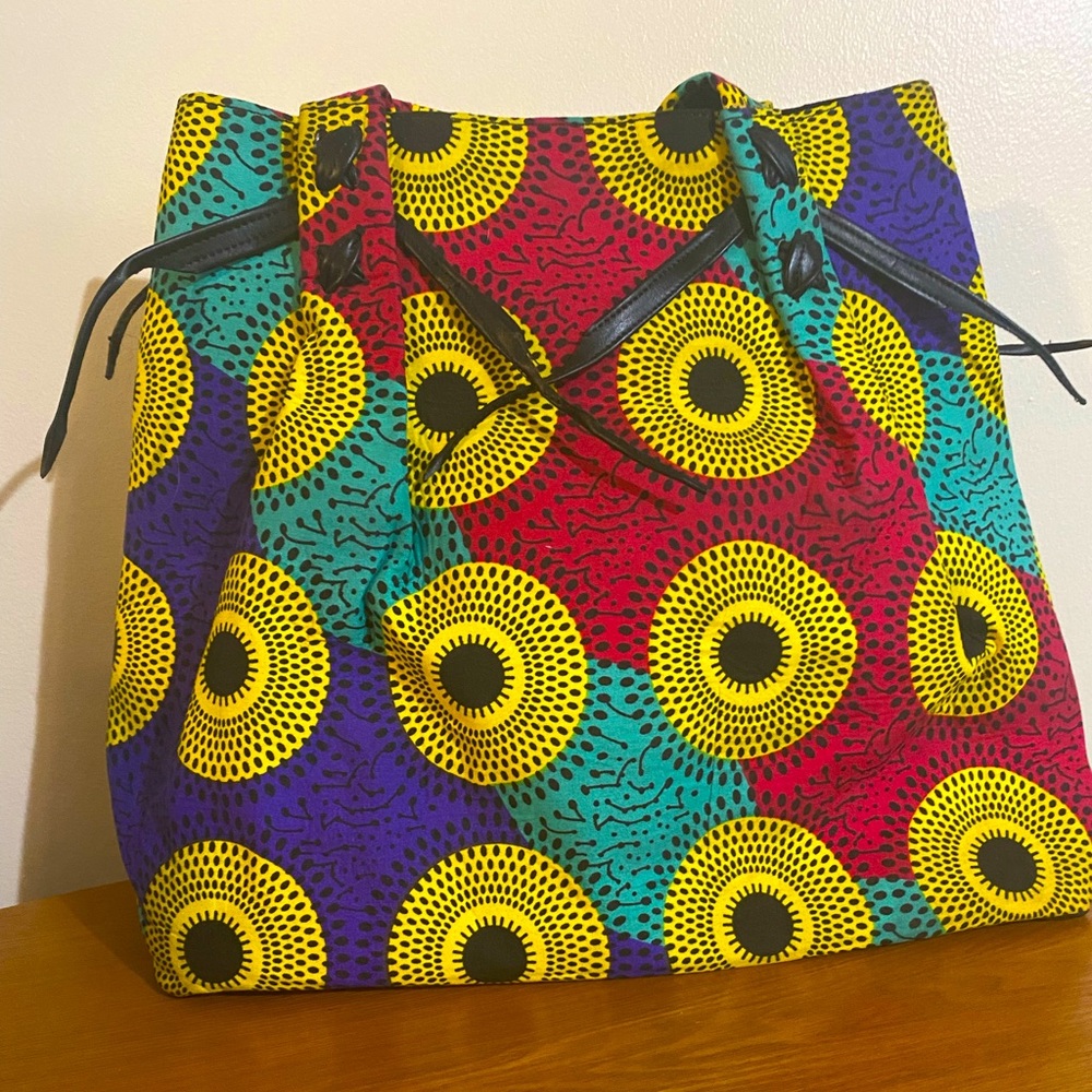 Authentic Large Ankara Tote Bag